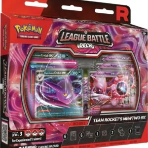 Pokemon TCG: Team Rocket's Mewtwo ex League Battle Deck Case (6 Boxes)